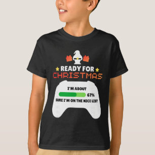 Camiseta Listo Para Navidad Jugador 67 Meme Niños Niñas
