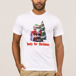 Camiseta Listo para Navidades