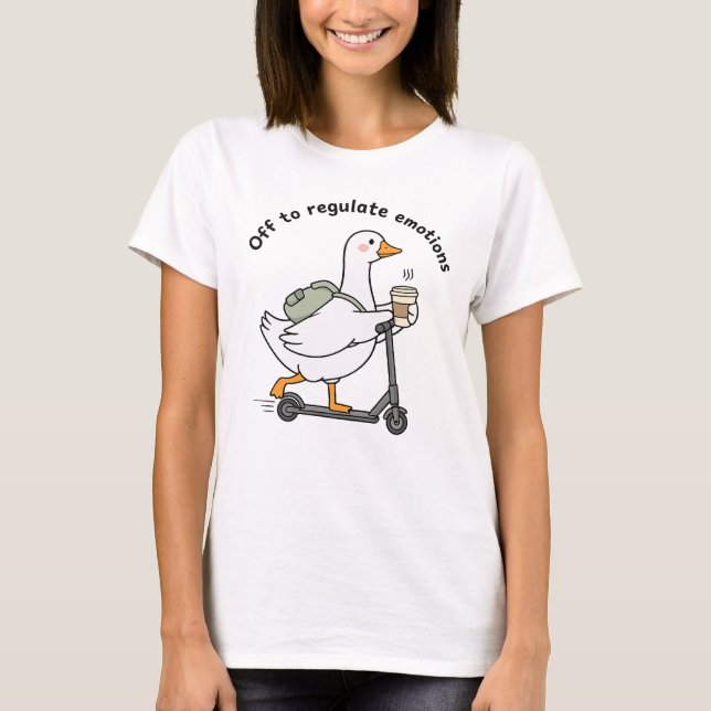 Camiseta Listo Para Regular Emociones , Divertida Salud Men (Anverso)