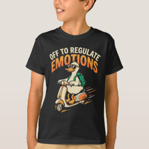 Camiseta Listo para regular emociones divertido patinete ga