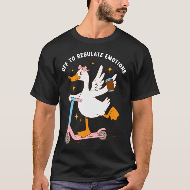 Camiseta Listo Para Regular Emociones Tonto (Anverso)