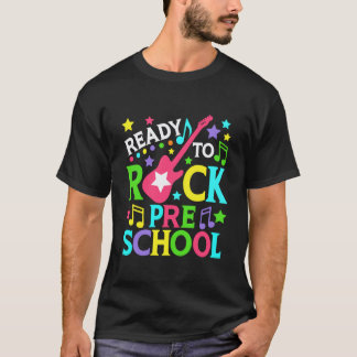 Camiseta Listo para Rock Preescolar Regreso a la Escuela Ma