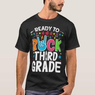Camiseta Listo para rockear tercer grado divertido primer d