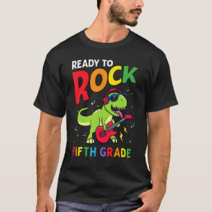 Camiseta Listo Para Rodar Dinosaurio De Quinto Grado De Vue