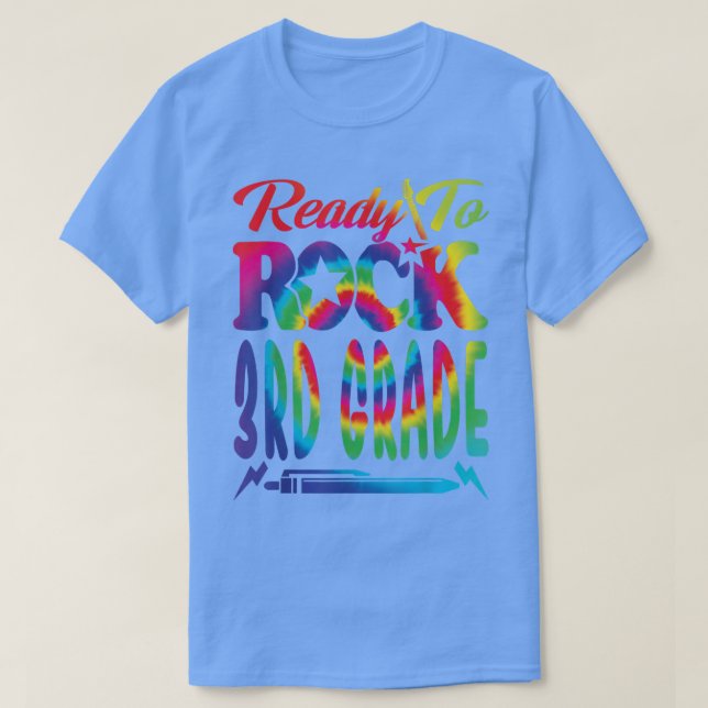 Camiseta Listo Para Rodar El 3er Grado De Vuelta A La Escue (Diseño del anverso)