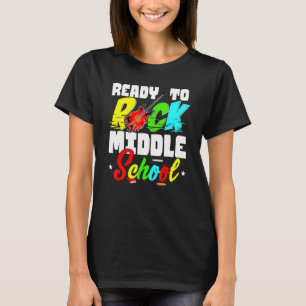 Camiseta Listo Para Rodar Graciosamente A La Escuela De Ens