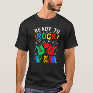 Camiseta Listo Para Romper La Guitarra De La Escuela Secund