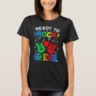 Camiseta Listo Para Romper La Guitarra De La Secundaria De 