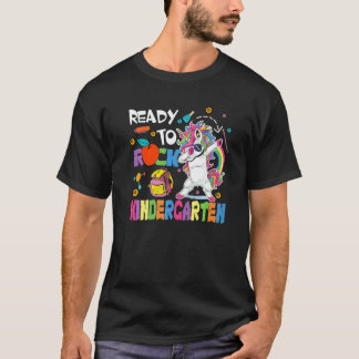 Camiseta Listo Para Sacudir Kinder Cielo Unicornio Daba