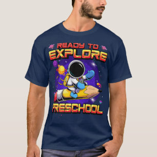 Camiseta Listo Para Superar A Astronauta Preescolar De Vuel