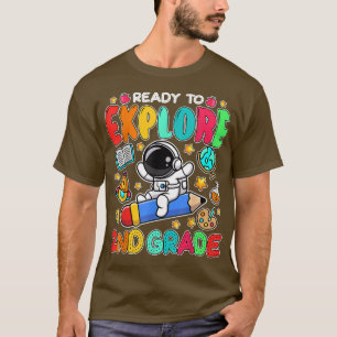 Camiseta Listo Para Superar El Astronauta De Patinaje De 2º