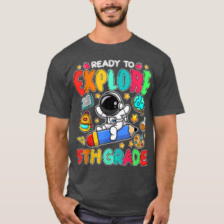 Camiseta Listo Para Superar El Astronauta De Patinaje De 5º