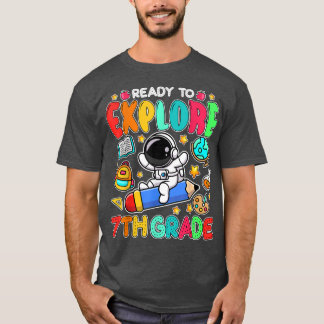 Camiseta Listo Para Superar El Astronauta De Patinaje De 7º