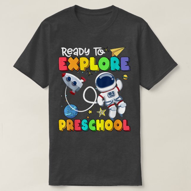 Camiseta Listo Para Superar La Educación Preescolar De Vuel (Diseño del anverso)