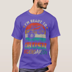 Camiseta Listo para volver a la escuela y aplastar al monst