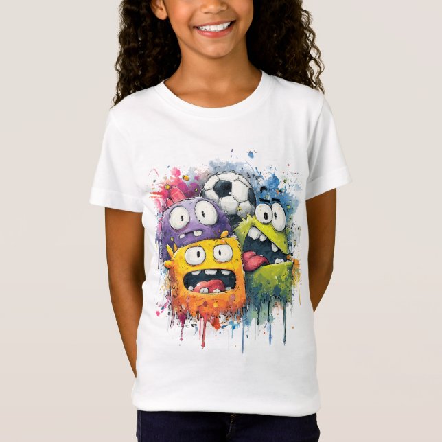 Camiseta Listo, Set, Juego: Vibes de juegos para niños (Anverso)
