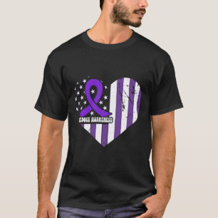 Camiseta Listón Morado Conciencia de Sobredosis Adicción a 