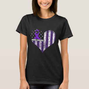 Camiseta Listón Morado de Conciencia de Sobredosis Adicción