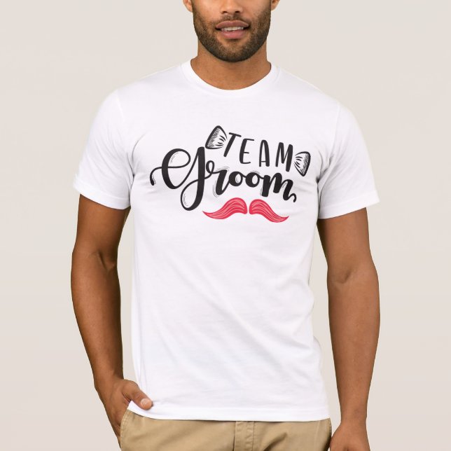 Camiseta ¡Listos para el Equipo del Novio! (Anverso)