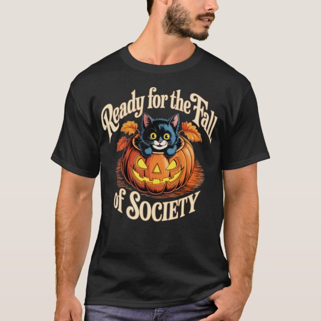 Camiseta Listos para la caída de la sociedad (Anverso)