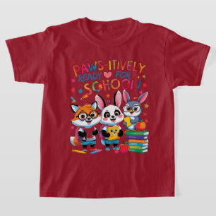 Camiseta ¡Listos para la Escuela con Garras!