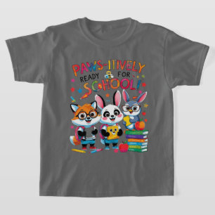 Camiseta ¡Listos para la Escuela con Garras!