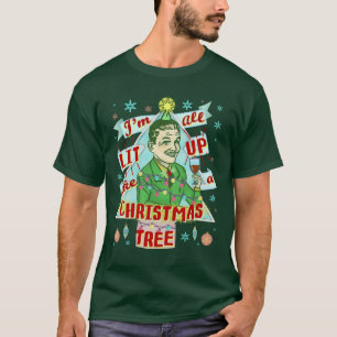 Camiseta Lit de consumición retro del hombre del humor del