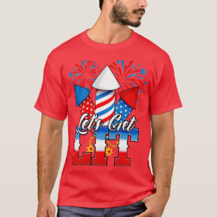 Camiseta Lit Patriotic 4 de julio Fiesta
