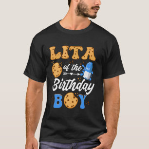 Camiseta Lita Del Niño De Cumpleaños Leche Y Galletas 1er C