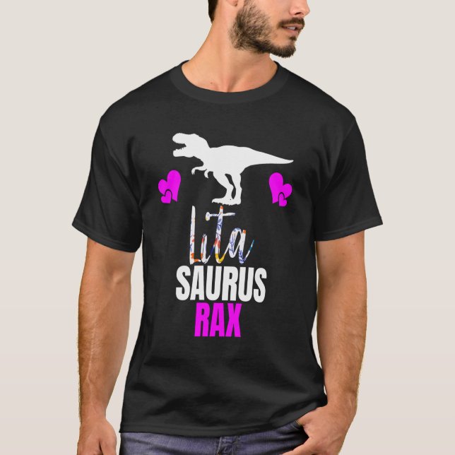Camiseta Lita Saurus Rex Nanasaurus Abuela Día De La Madre  (Anverso)
