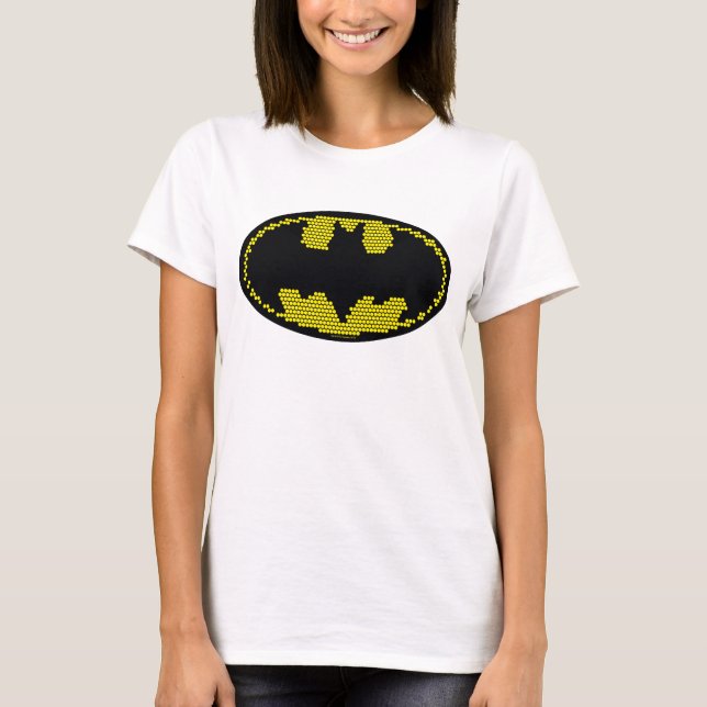 Camiseta Lite-Brite Bat Emblem (Anverso)