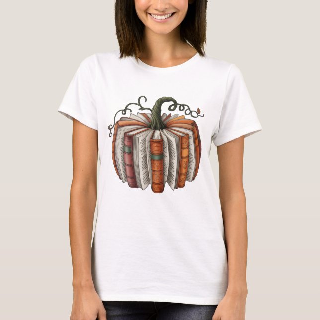 Camiseta literaria de la Calabaza del Libro Hallow (Anverso)