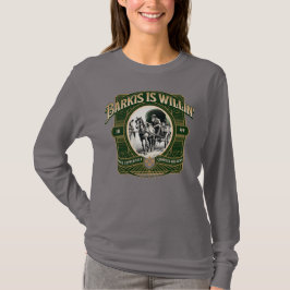 Camiseta literaria de oro verde 'Barkis is Willin'