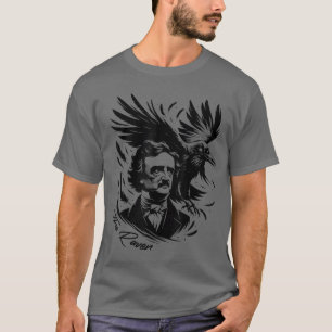 Camiseta Literatura Académica Oscura Poe Gótica Edgar Allan