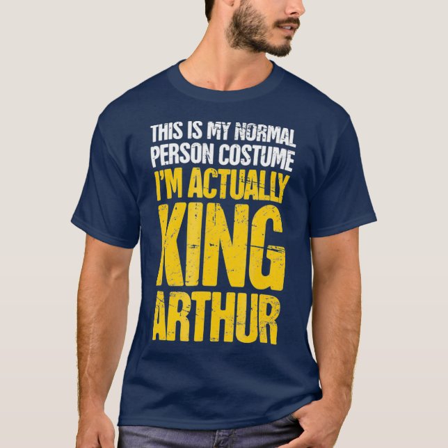 Camiseta Literatura medieval Rey Arturo (Anverso)