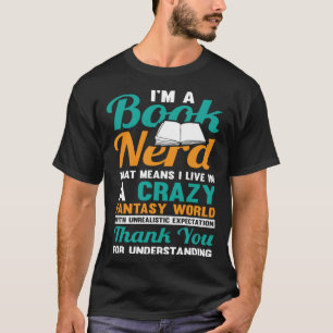 Camiseta Literatura Nerviosa De Libros Para Nervios De Libr