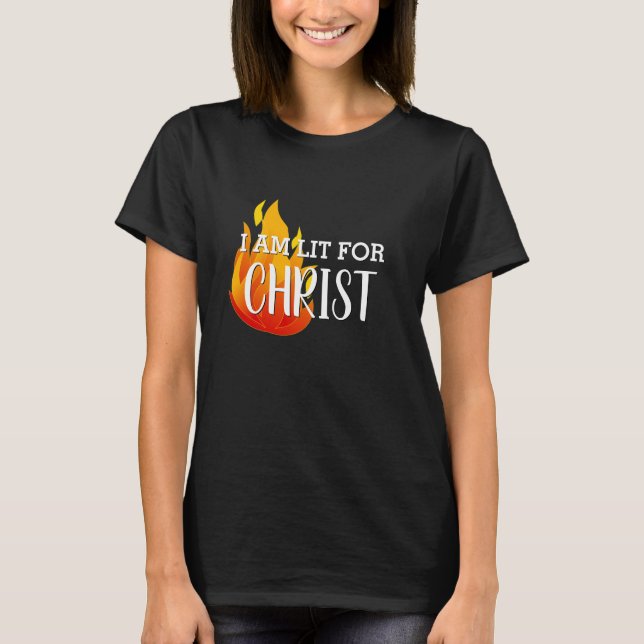 Camiseta LITEZ elegante para cristiano CRISTO (Anverso)
