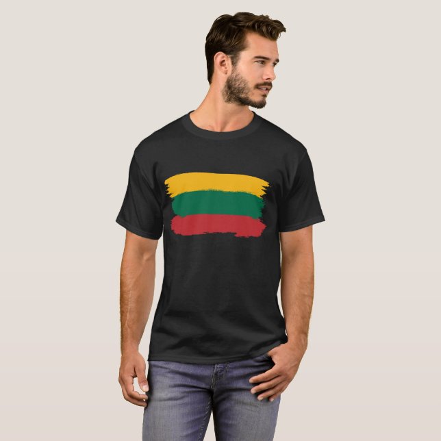 Camiseta Lithuania Flag (Anverso completo)