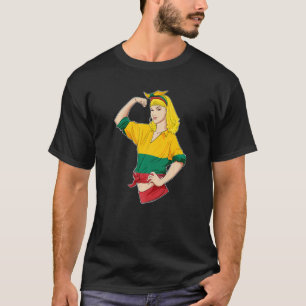 Camiseta Lithuanian Girl Unbreakable I Heritage Lithuania F
