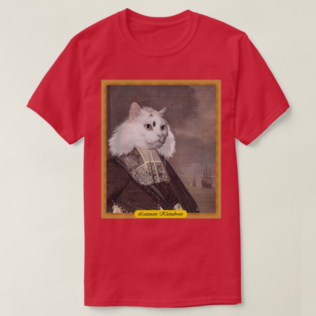 Camiseta Litienant Kleinebroer seafaring cats  (Diseño del anverso)