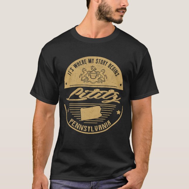Camiseta Lititz Pennsylvania Es donde comienza mi historia (Anverso)