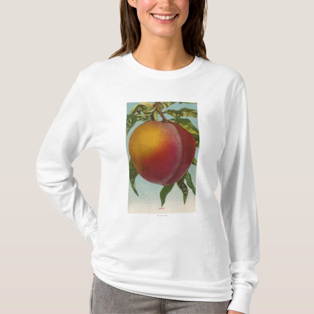Camiseta Litografía de Chromo de la fruta de (Anverso)