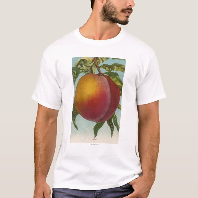 Camiseta Litografía de Chromo de la fruta de (Anverso)