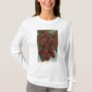 Camiseta Litografía de Chromo de la fruta de