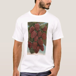 Camiseta Litografía de Chromo de la fruta de