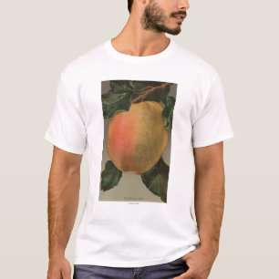 Camiseta Litografía de Chromo de la fruta de Belleflower