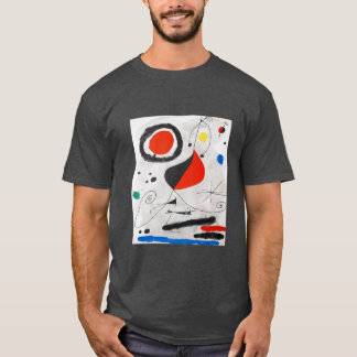 Camiseta Litografía original de Joan Miro de Derriere le Mi