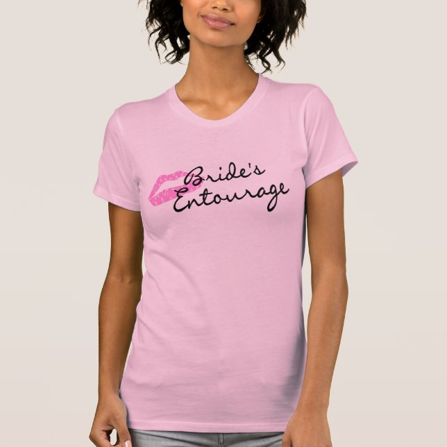 Camiseta Litros de Entourage para novias (Anverso)