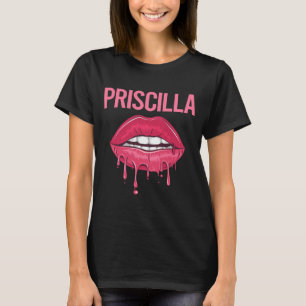 Camiseta Litros rosados - Nombre de la Priscilla