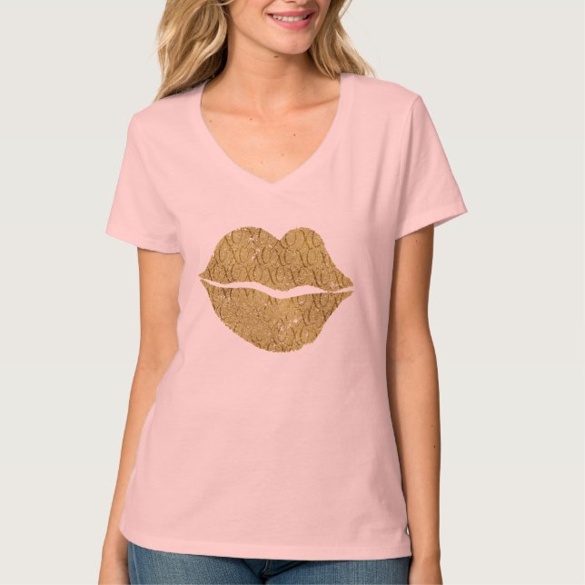 Camiseta Litros XOXO Gold (Anverso)
